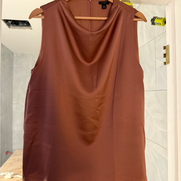 Ann Taylor Factory Tops - Ann Taylor Factory Sleeveless Copper Blouse